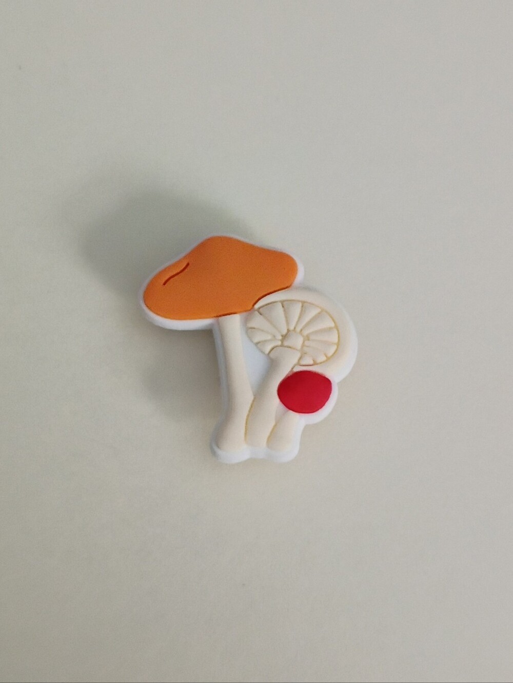 10 for $10 Jibbitz Croc Charm - Triple Mushrooms - Orange, Red & White Caps